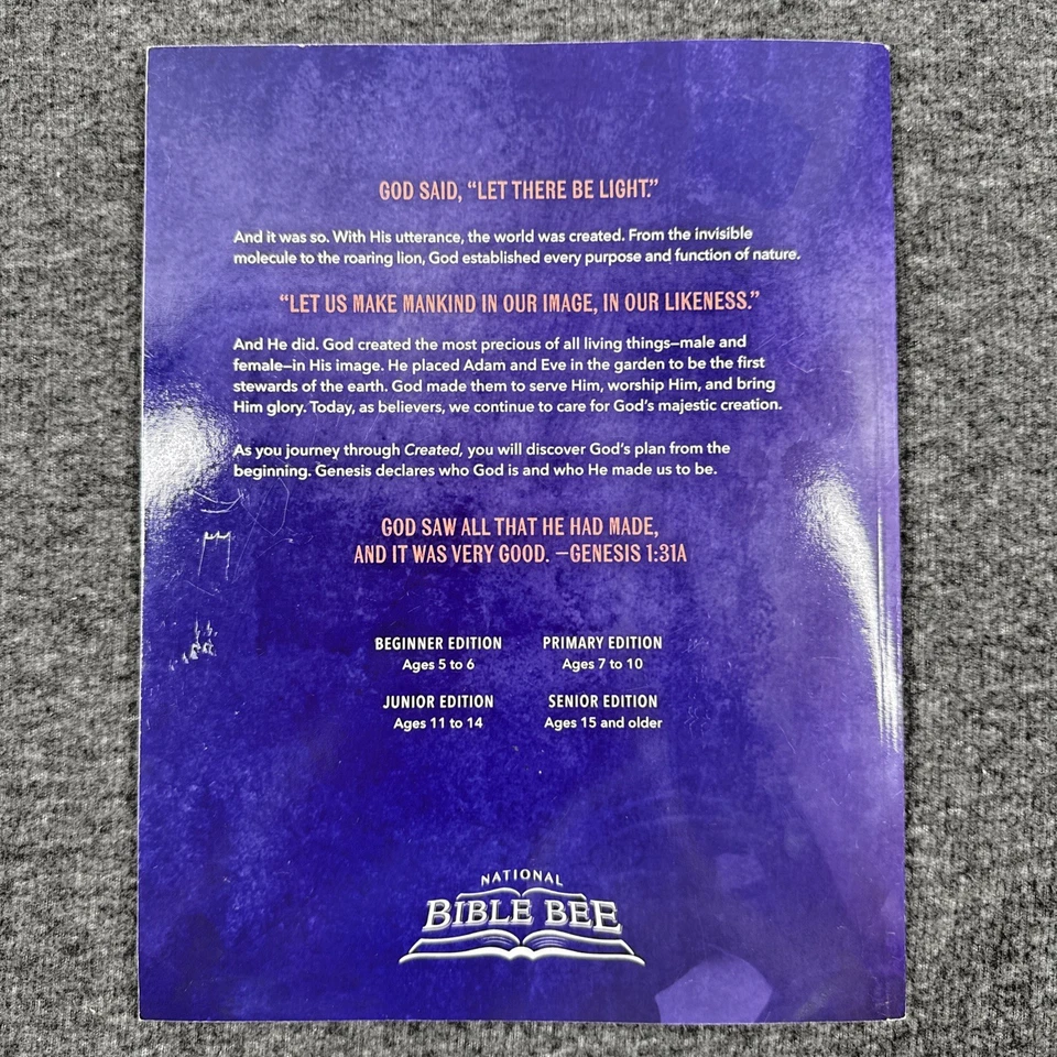 National Bible Bee Created Discovery Journal Beginner Edition (2025), Homeschool - Image 2 of 4