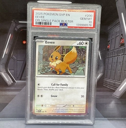 Eevee SVP 200 Pokémon S&V: Destined Rivals PSA 10 Gem Mint