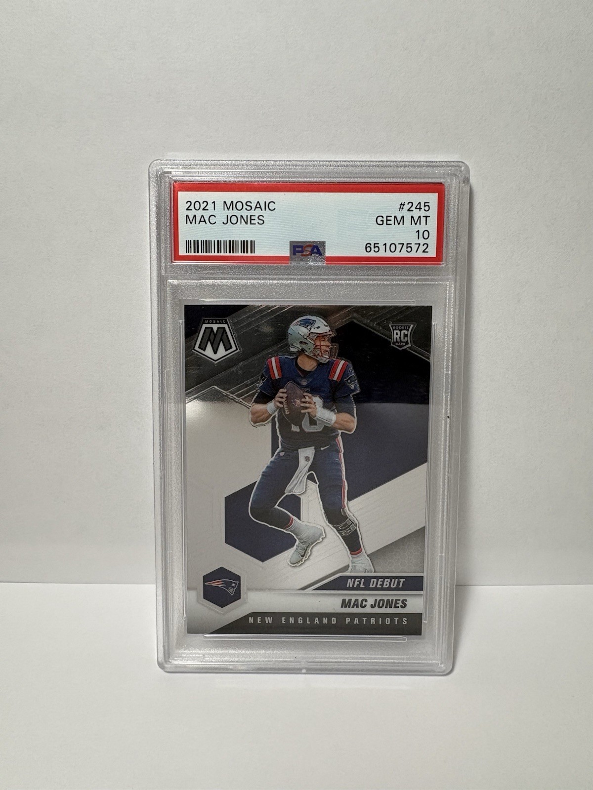 2021 Panini Mosaic - NFL Debut Mac Jones #245 (RC)