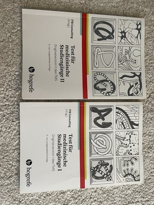 TMS Buch 2 Stck v. hogrefe Test für medizinische Studiengänge I u. II