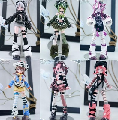 Pre-Sale 7Pcs Forgotten City 17.5cm/6.8In Bjd Doll Dressable Action Figures Gift