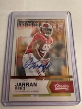 2016 Panini Classics - Rookies Jarran Reed Gold Auto #272 (RC) 16/49 Alabama