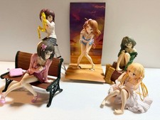 Lot de 5 figurines The Idolmaster Cinderella Girls authentiques de collection...