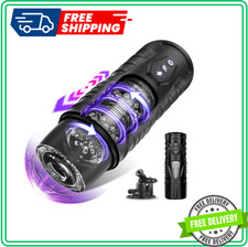 EINSEO AI Smart Men  s Massager, 7 Thrust  Rotate Modes, LCD Display Base