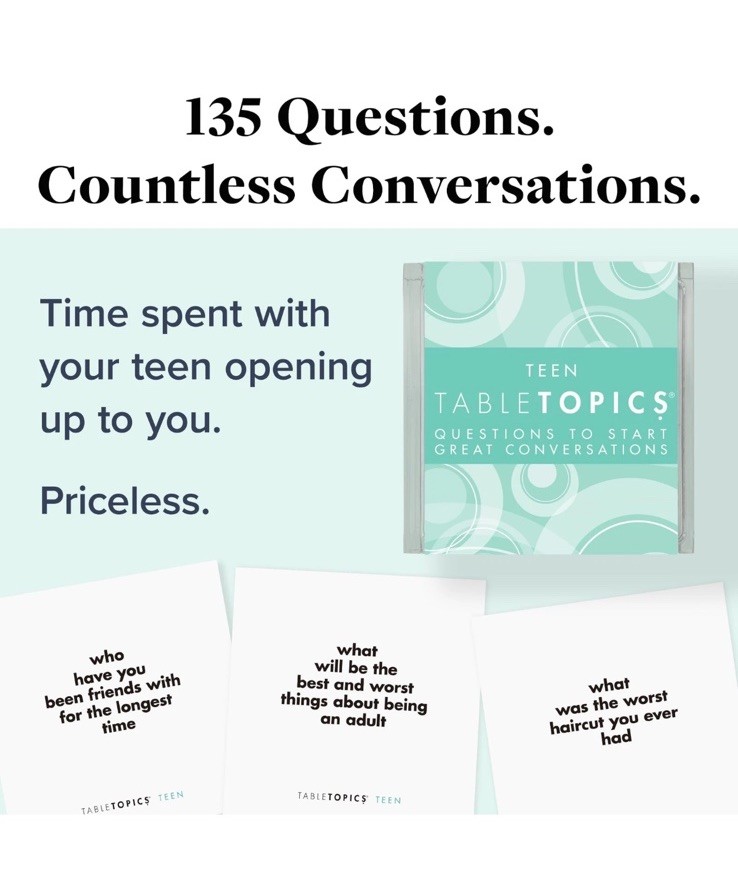 TableTopics Teen Conversation Cards To Start Great Conversations Teenagers thumbnail 2