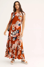New Free People My Vibe Midi Dress sz S
