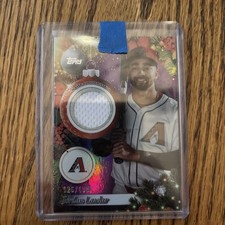 Jordan Lawlar 2025 Topps Holiday PR-JL Player Worn Relic Purple Metallic  /199