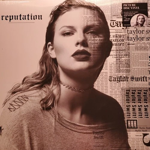 TAYLOR SWIFT: "Reputation" 2017 Original 2LP Pix Disc Vinyl. Mint. New. Sealed.