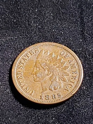 🔥OLD COIN SALE- VG 1885 INDIAN HEAD CENT PENNY COLLECTIBLE U.S