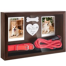 Dog Memorial Gifts for Loss of Dog, Pet Memorial Dog Picture Frame 13" Wooden...