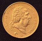 40 Francs Or Louis XVIII 1816 L (Bayonne)