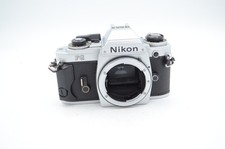 Nikon FG 35mm Film SLR Camera Body, Chrome Camera Made in Japan 