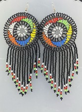 Beaded Dangle Earrings/Kenya