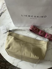 Liebeskind Berlin Hobo-Bag aus Leder (Vintage Linen) + Logo-Riemen