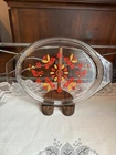 Vintage Pyrex Oval Friendship LID ONLY 943-C-8