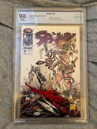 Spawn #9  CBCS 9.8  First  Angela & Medieval Spawn NOT CGC Marvel Thor