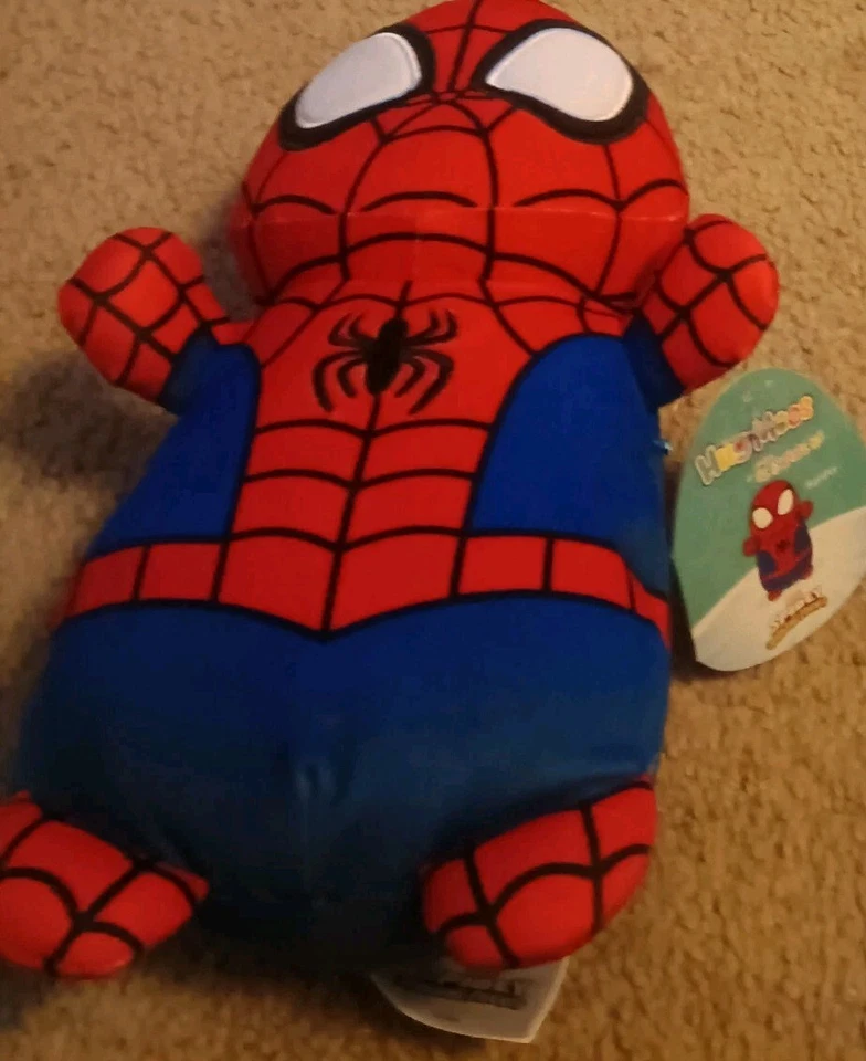 ❤️💙 Peluche Squishmallow HugMee "Spiderman" nuevo con etiquetas - ¡Gran idea de regalo!!  Foto 3 de 3