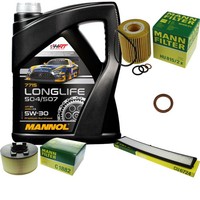 Mann Inspektionspaket 5L Mannol Longlife 5W-30 FüR BMW E46 316 TI 318 318I 316I