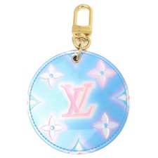 Louis Vuitton Monogram Vernis Porte Cles Illustre Key Chain M00621 Auth Used
