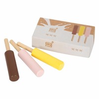 Legler Spielzeug-Milcheis Am Stiel Fresh Set, Kaufladen-Spielzeug, ZubehöR, Holz