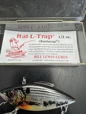 Leurre de pêche vintage Bill Lewis Rat-L-Trap sans lèvres