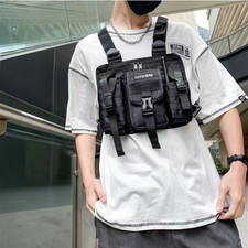 Chest Rig Bag Fashion Hip Hop Adjustable Messenger Crossbody Bag Vest Waist Pack