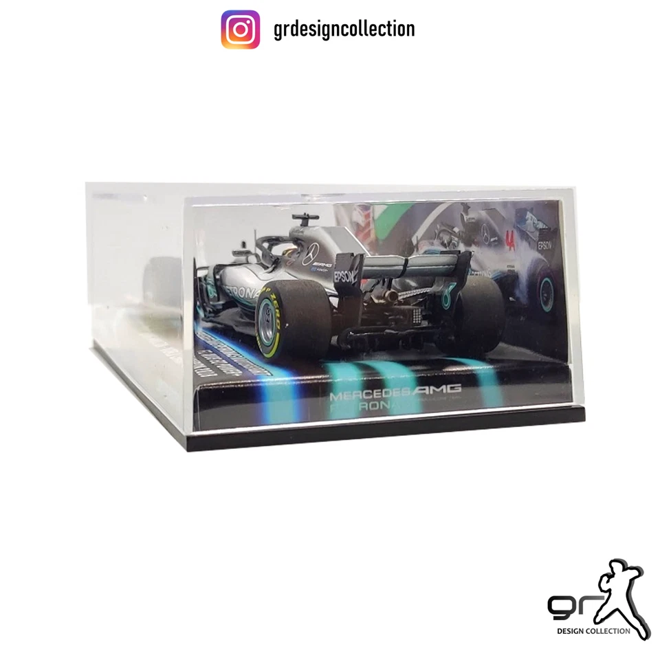 Lewis Hamilton - Mercedes W09 - F1 World Champion 2018 / Minichamps / 1:43 - Immagine 4 di 4