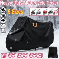 Motorrad Abdeckung Motorradabdeckung Motorradplane Abdeckplane Wasserdicht M-4XL