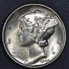 1944 10C MERCURY SILVER DIME KM# 140 Grade: Choice BU A7330