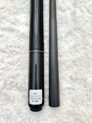 Jacoby Game Changer Carbon Playing Cue w/11.8mm V4 Black Carbon Shaft, CASE,CAPS