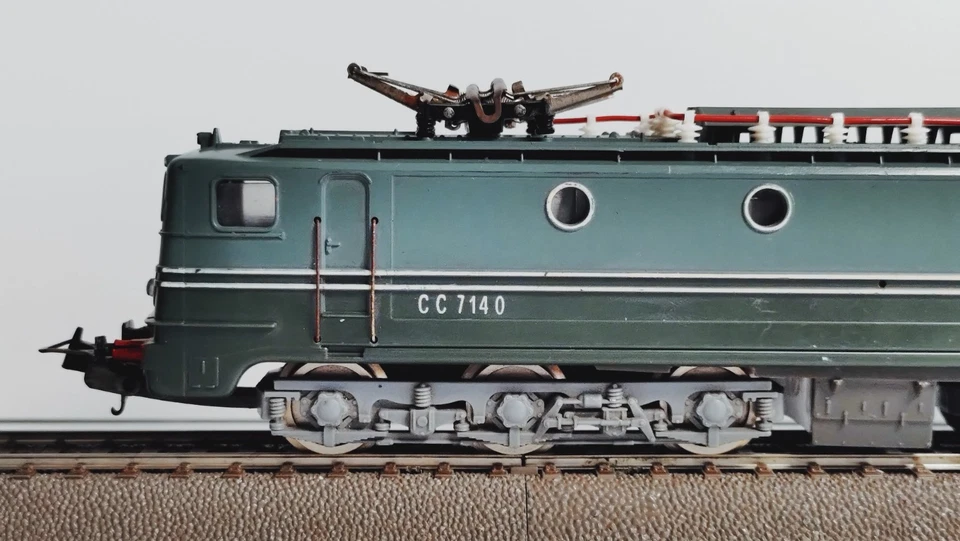 LIMA 8029 CL HO Locomotive Electrique CC 7140 SNCF EP. III 1/87 1:87 Vintage - Photo 3/4