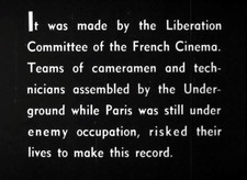 LIBERATION OF PARIS 1944 - 16mm Film WW2 DOCUMENTARY NEWSREEL MOVIE SHORT France