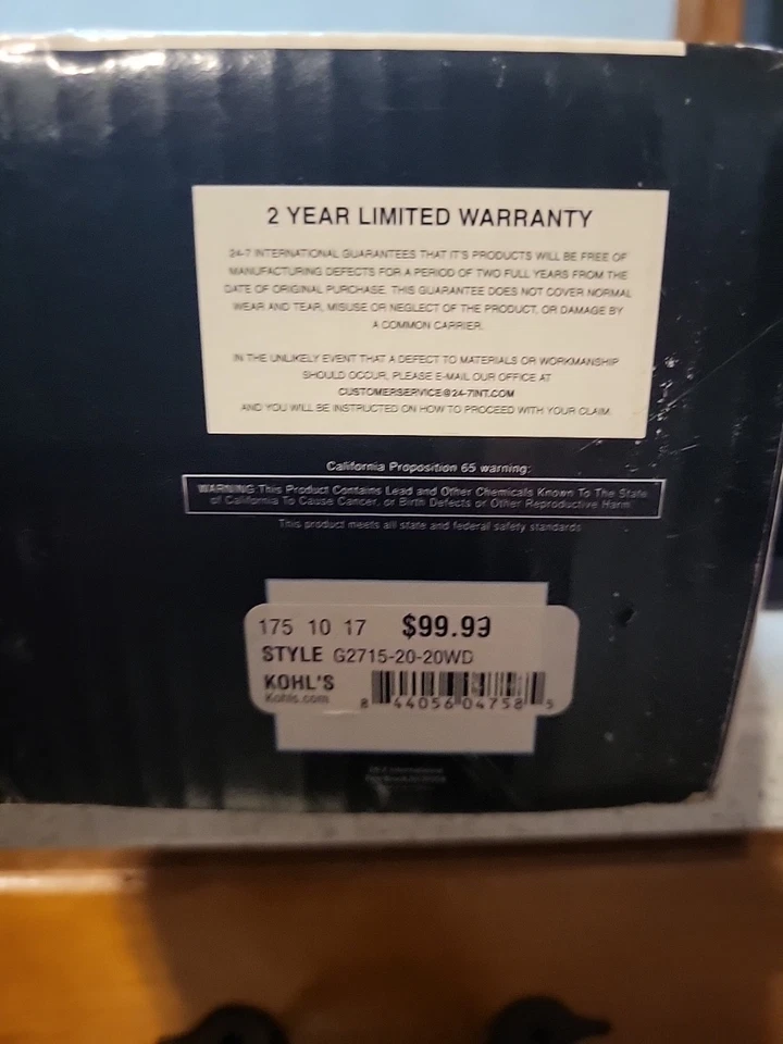 Gloria Vanderbilt 20 "Travel Rolling Duffel Bag Brown Leopard Print  NWT - Image 4 of 4