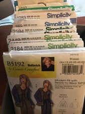 Sewing Patterns MIXED BRANDS WOMEN PATTERNS. You Choose