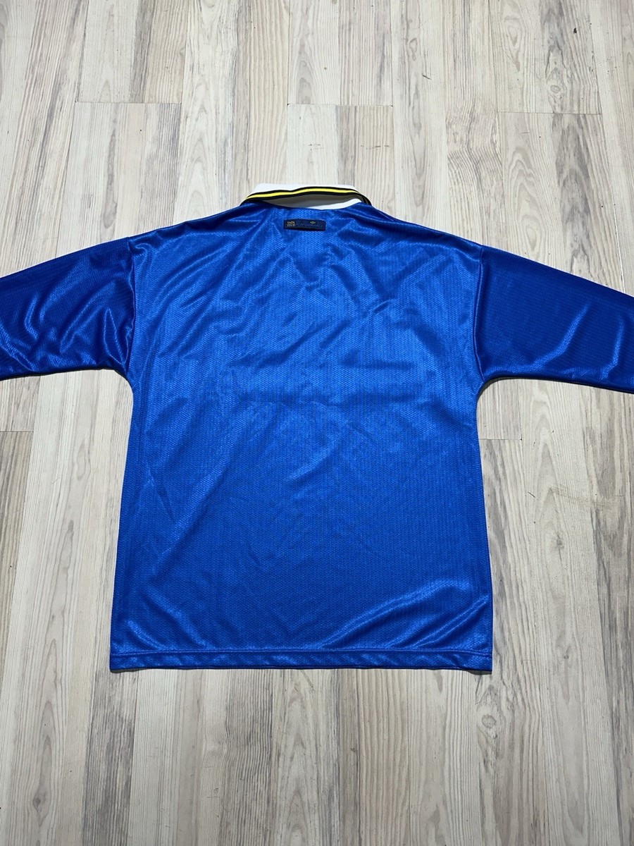LONGSLEEVE EVERTON 1997 1998 1999 HOME FOOTBAL SHIRT SOCCER JERSEY
