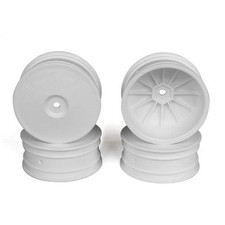 DE Racing - Speedline Buggy Wheels, White, Front, for B64, TLR 22 3.0/4.0 (4pcs)