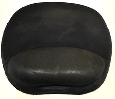 Ergonomic Gel Computer Mouse Pad with Wrist Rest - Black READ 9 in. x 8.5 inches