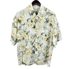 Vtg Straight Down Hawaiian Shirt Mens Large Floral Button Up Rayon USA Made