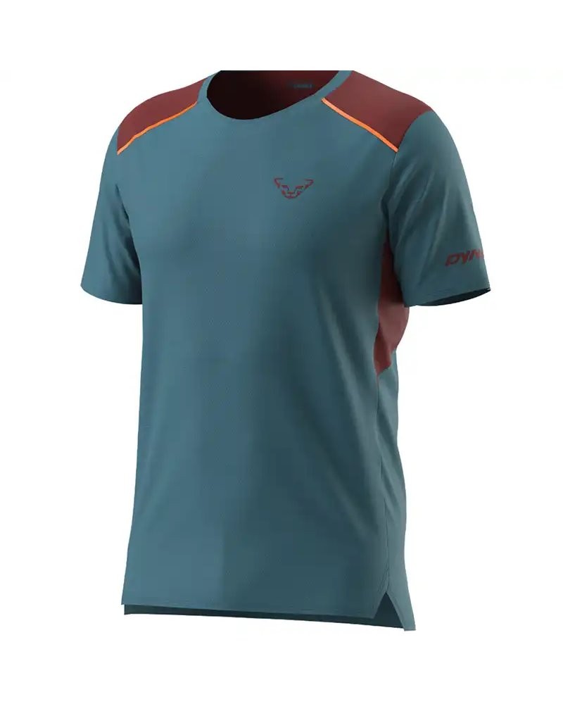 Dynafit Sky Camiseta De Manga Corta Trail Running Hombre, Mallard Blue/1570