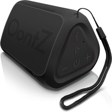 Oontz Angle Solo Bluetooth Speaker 5W, 10H Battery, 100Ft Range, IPX5 Black