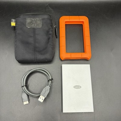 LaCie 500GB Rugged USB 3.0 HDD External Storage Hard Drives - Low Use!