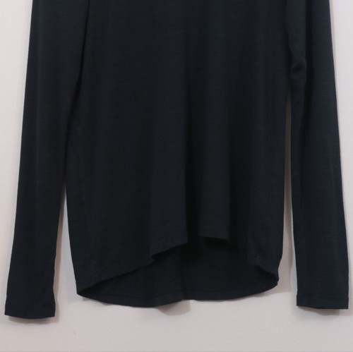 All In Motion Black Knit Twist Keyhole Round Neck Long Sleeve Top S - Bild 4 von 9