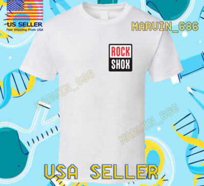 NEW SHIRT ROCK SHOX CYCLING T-SHIRT FUNNY AMERICAN USA SIZE S-5XL