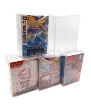 Pokemon Protective Clear Case Protectors for Booster Bundle & Battle Box (x10)