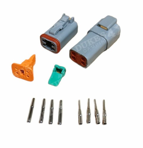 Deutsch 4 pin Connector Pair IP68 - Picture 4 of 4