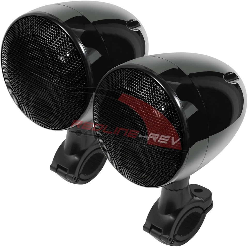 300W Bluetooth Motorcycle Handlebar Audio Amplifier Stereo Speaker System Harley - Image 4 of 4