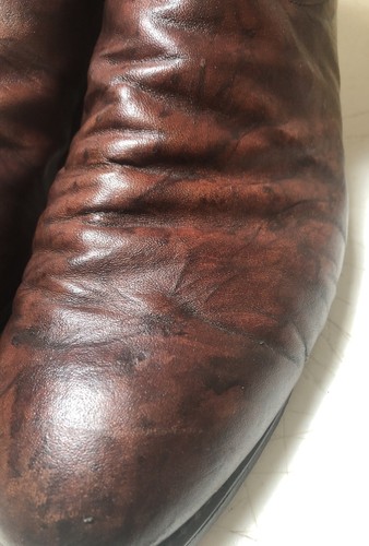 Justin Men's Boot Chestnut Marbled Deerlite Roper Style 3163 Size 9 1/2 9.5D - Picture 8 of 10