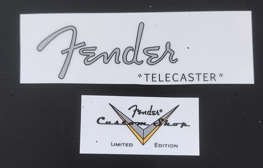 FENDER TELECASTER 50'S HEADSTOCK LOGO TETE DE GUITARE FENDER TELECASTER 50'S