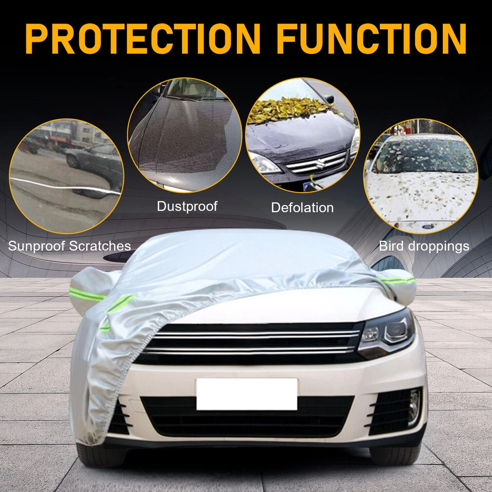 For Hyundai Sonata Full Car Cover Outdoor Dust Sun UV All Weather Protection USA - Image 2 of 4