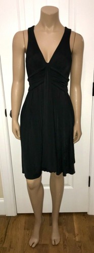 Robe En Cuir Diane Von Furstenburg Delyse - Taille 2, Style Fit And Flare, Courte, Occasion Très Bon état